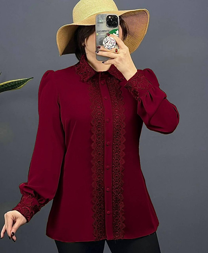 شومیز مجلسی زنانه مدل آنا جنس الیزه