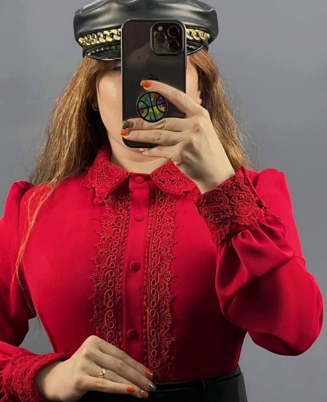 شومیز مجلسی زنانه مدل آنا جنس الیزه