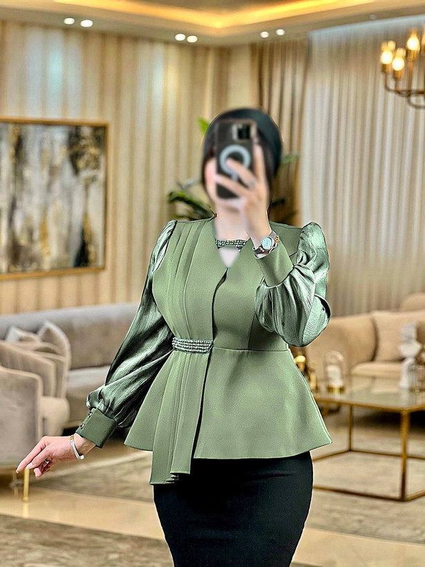 شومیز کتی مجلسی زنانه مدل مهتاب