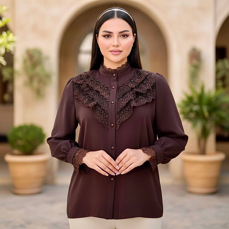 شومیز مجلسی زنانه مدل نسترن عیدانه